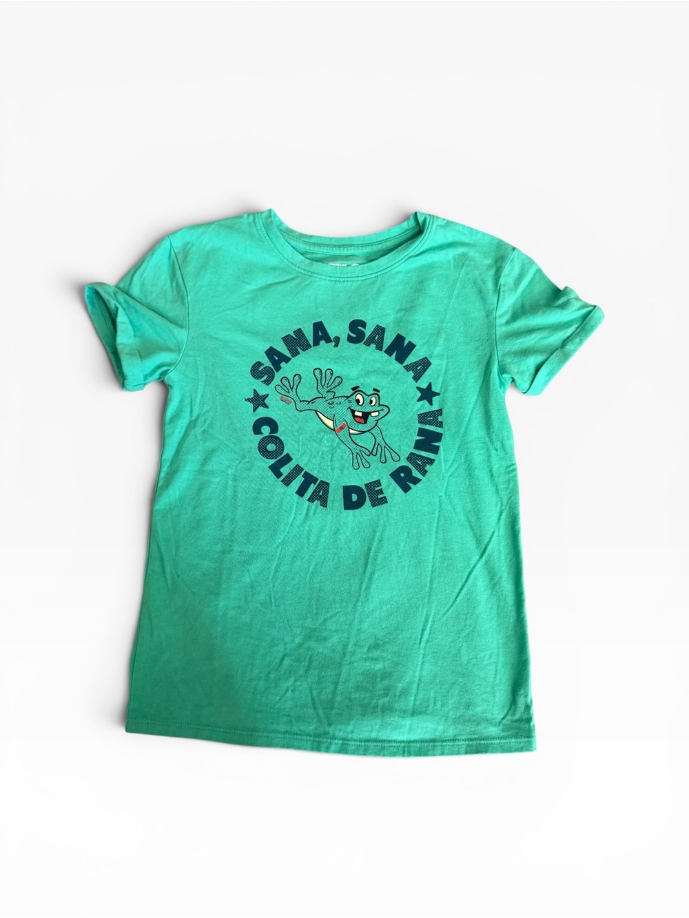 Target‎ Teal Graphic Tee with Playful Frog